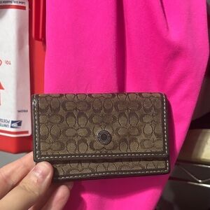 Coach card holder wallet
